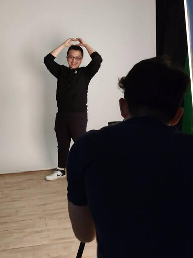 181122 - Our tutor joined in!